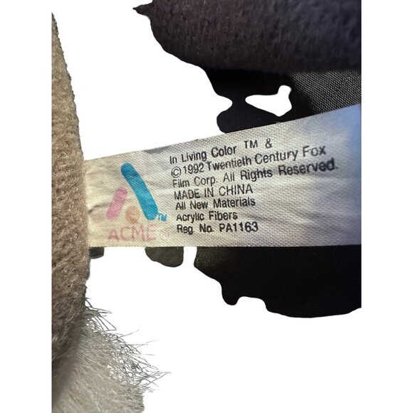 In Living Color Wayans Bros plush Fox Tie 1992  Toy Acme - Picture 9 of 12